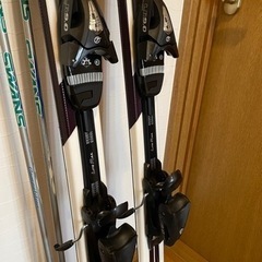 中級者用スキーセット 163cm ブーツ25.0-25.5cm