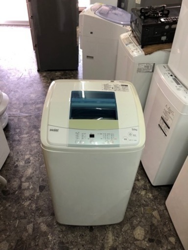5km以内配送無料　保証付き　ハイアール 5.0kg 全自動洗濯機 JSV-F4 JW-K50M(W)