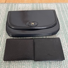 ハンドバッグと新品メンズ財布2個のセット