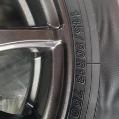 【新品】22年製 スタッドレス&ホイール 4本セット 145/80 R13