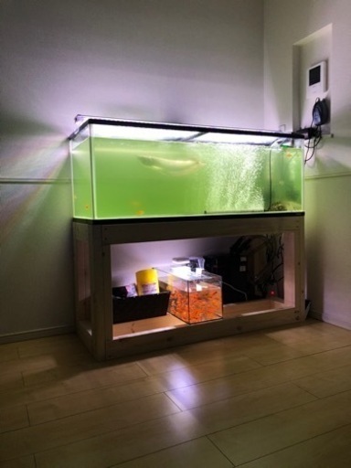 アクリル 水槽】1200×600×450 綺麗に洗いました。