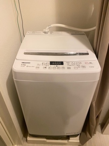 ハイセンス 全自動洗濯機 洗濯8.0kg HW-DG80B