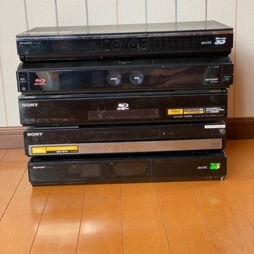Blu-ray ブルーレイレコーダー 5台 まとめ売り ジャンク | www.viva.ba