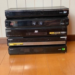 Blu-ray ブルーレイレコーダー 5台 まとめ売り ジャンク