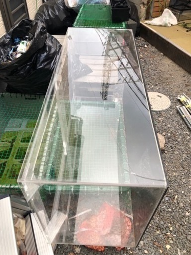 【訳あり】アクリル水槽　600×450×450 6\5ミリ 楽天市場】アクリル水槽 60cm 600×450×450mm｜板厚5mm｜金魚
