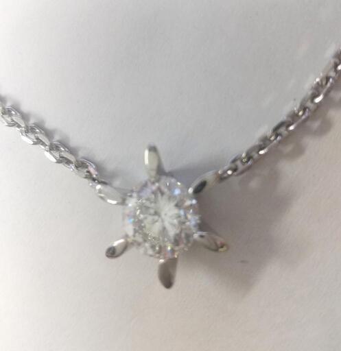 1.563cts 天然ダイヤモンド ネックレス ワンポイントネックレス