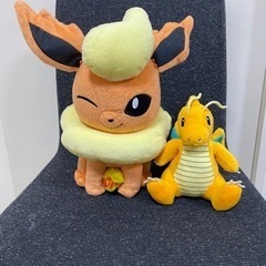 ポケモン　ぬいぐるみ　ブースター　カイリュウ