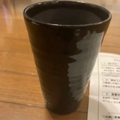 【ネット決済・配送可】信楽焼　うま泡マグ　うまビアカップ　ビール...