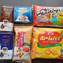 コーヒーとお菓子