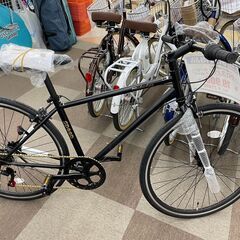 🚴1年保証!!未使用!! 21Technology(21テクノロジー) クロスバイクシマノ製6段変速ギア ブラックゴールド🚴226