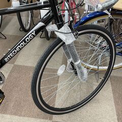 🚴1年保証!!未使用!! 21Technology(21テクノロジー) ロードバイク シマノ製14変速ギア イエロー🚴225  