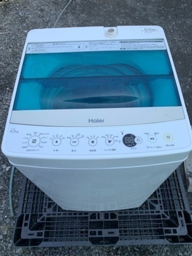 全自動洗濯機 ハイアール4.5キロ　2018年製です。