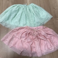 【美品】キラキラチュール　スカート　セット