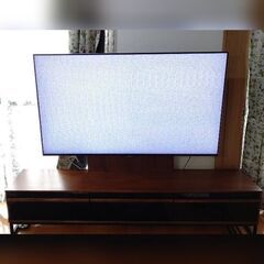ウォールナット テレビ台 壁掛け付き
