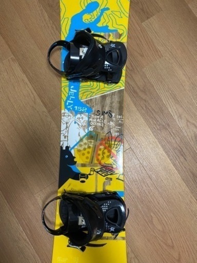 sims ボード152センチ ビンディング カバー袋付き Sims スノーボード
