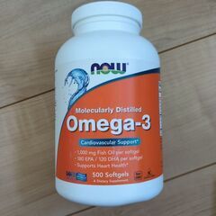 未開封 オメガ3 必須脂肪酸 サプリメント 500粒
