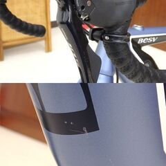 BESV/ベスビー e-ロードバイク JR1 YCRT04 XSサイズ マットブルー bryton Rider750 予備バッテリー付き 電動アシスト e-Bike