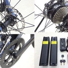 BESV/ベスビー e-ロードバイク JR1 YCRT04 XSサイズ マットブルー bryton Rider750 予備バッテリー付き 電動アシスト e-Bike