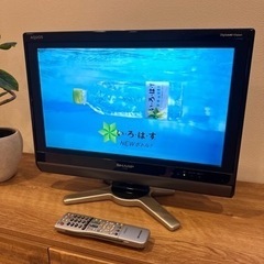 SHARP AQUOS 液晶テレビ20型