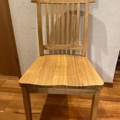 木製 ダイニングチェア 4脚