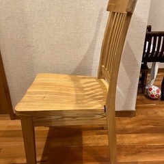 木製 ダイニングチェア 4脚
