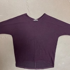アーバンリサーチ　URBAN RESEARCH 紫　セーター