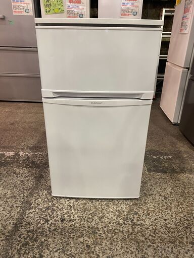 【愛品館市原店】ELSONIC 2019年製 83L 2ドア冷蔵庫 EJ-R832W【愛市IR015149-104】