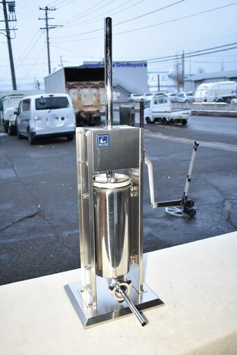 【ヤ取終了2/25】≪y541≫極美品 KIPROSTAR/キプロスター ソーセージスタッファー/肉詰機 YSS-5 容量5L 手動 付属ノズル2本 50204-03