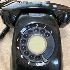電話器　黒電話　