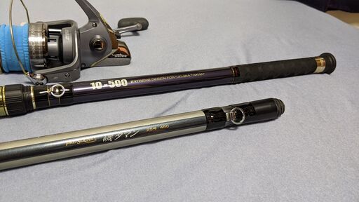 トルネードタマン烈風 10号500 トップkガイド 宇梶日新タマン竿25号