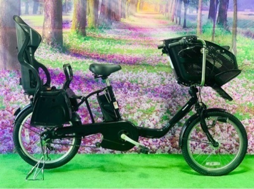 ❷ 4790子供乗せ電動アシスト自転車パナソニック3人乗り20インチ