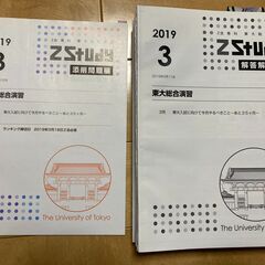 Z会東大コース2019年3月～2020年2月　(高1)東大総合演...