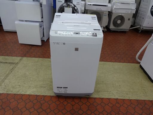 ID 322035　洗濯機シャープ　5.5K　２０１９年製　ES-T5E6