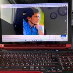 スッゲースピードワインレッドのスーパーPC富士通LIFE BOOK FMVA77GR.SSD