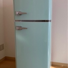 【ネット決済・配送可】レトロ冷蔵庫