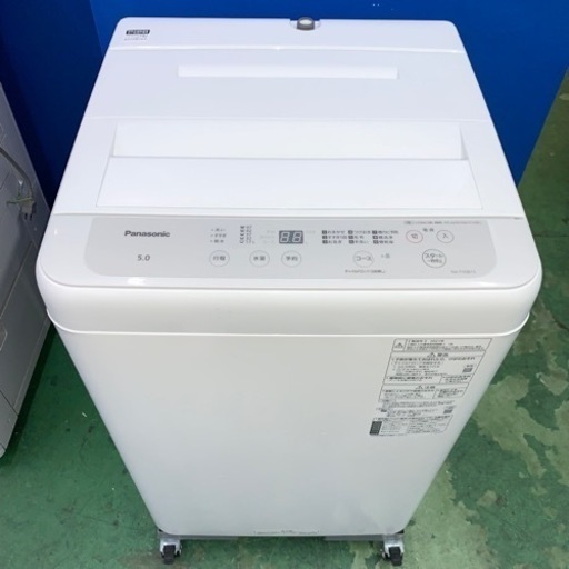 ⭐️Panasonic⭐️全自動洗濯機　2021年5kg美品  大阪市近郊配送無料