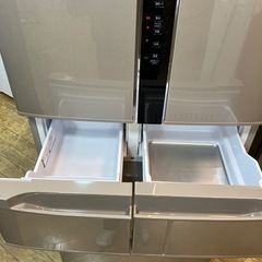 ⭐️多機能⭐️2014年製 HITACHI 441L 冷蔵庫 R-F440D ヒタチ No