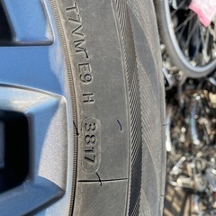 ハイエース用アルミホイール付き冬タイヤ