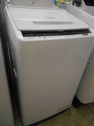 HITACHI　全自動洗濯機　BW-V70E（Ｗ）　2019年製　7.0㎏