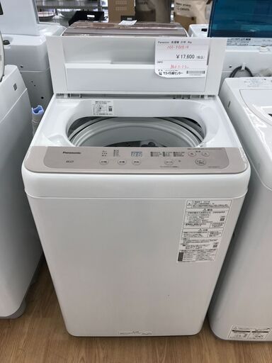 ★ジモティ割あり★ Panasonic 洗濯機 6kg 年式2021 動作確認／クリーニング済み KJ1358