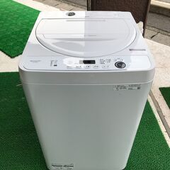 SHRAP シャープ 全自動電気洗濯機 ES-GE5E-W 5.5kg 2021年製 取扱