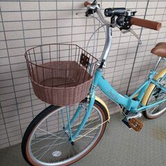 お値下げしました【新品・未使用】24インチ折り畳み自転車　シンプルスタイル EUROPA （SS-LD246RBS/R8）