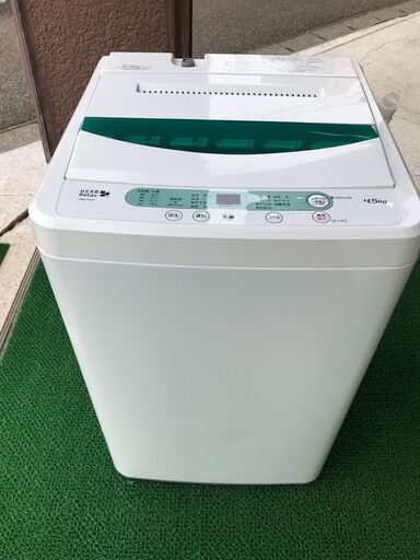 YAMADA ヤマダ電機 全自動電気洗濯機 YWM-T45A1 4.5kg 2018年製 幅565mm奥行534mm高さ890mm 説明欄必読