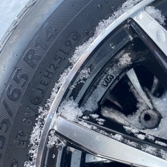 軽サイズ　夏タイヤ付きアルミホイール4本セット　ホイール美品‼️