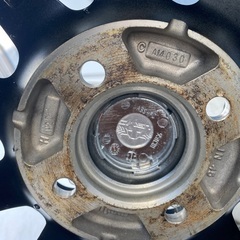 軽サイズ　夏タイヤ付きアルミホイール4本セット　ホイール美品‼️