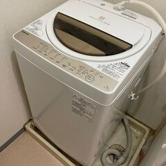 即決　洗濯機　7k TOSHIBA 中古　動作品　現状　（給水・...