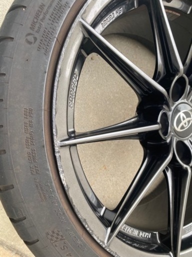 GRヤリスハイパフォーマンス純正ホイールBBS製225/40R18