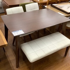 ベンチダイニング4点セット【トレファク 川越店】