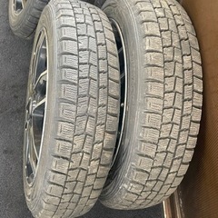 三菱　アイ　HA1W スタッドレス　ホイール付き