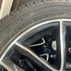 三菱　アイ　HA1W スタッドレス　ホイール付き